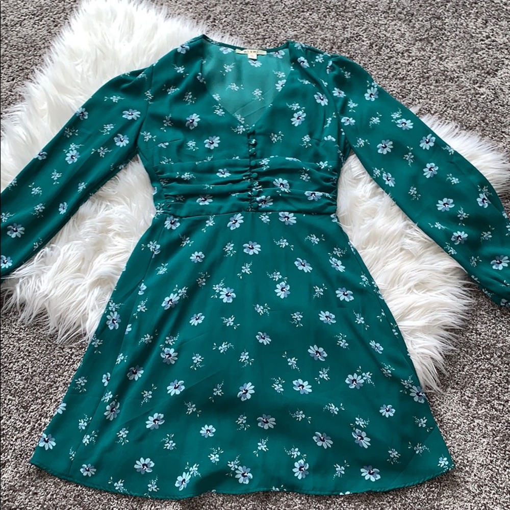 Long Sleeve Floral Dress